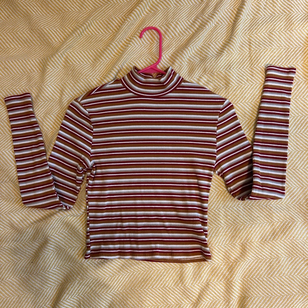 Arizona Jean Company Striped Long Sleeve Tee